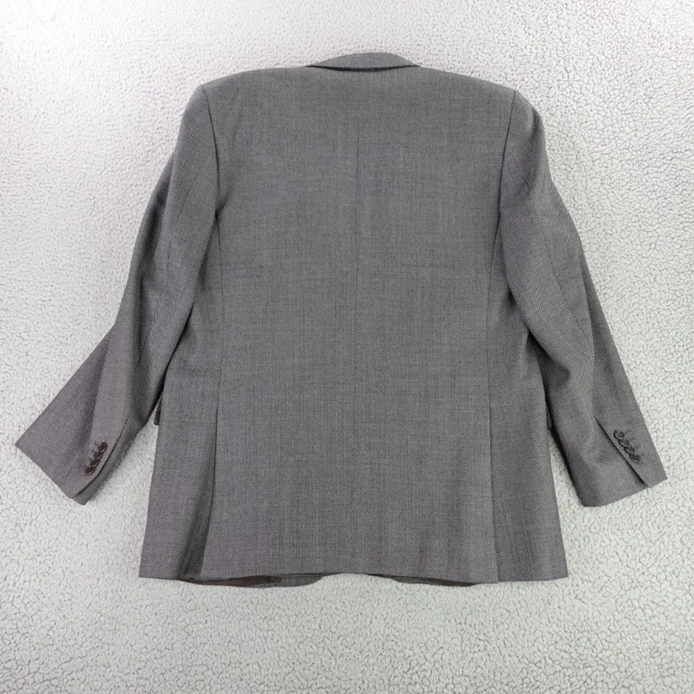 Elite Venezia Loro Piana Blazer Mens 54 44R Gray Zelander Merino Wool Italy Coat